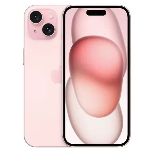 Smartphone em foto chapada estilo catálogo de fornecedor, fundo branco simples